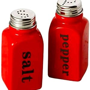 Red Salt & Pepper Shakers